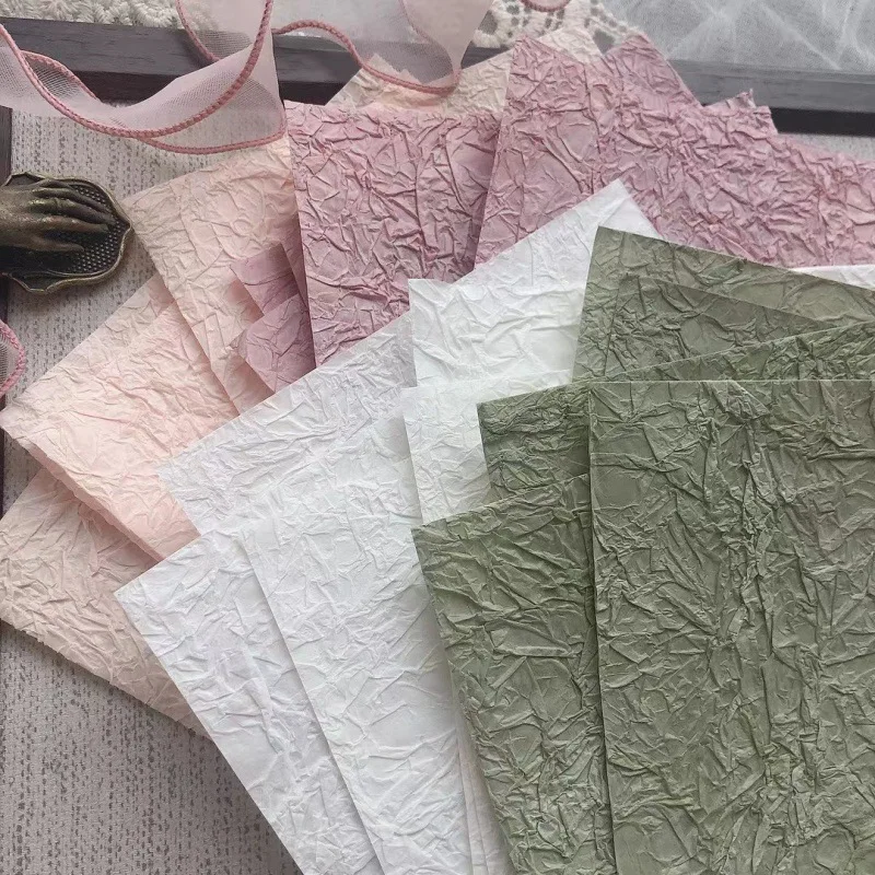 4pcs Double Layer Stone Grain Pleated Paper Trial Subpackage of Special Paper Manual Account Seal Collage and Priming A4
4pcs Double Layer Stone Grain Pleated Paper Trial Subpackage of Special Paper Manual Account Seal Collage and Priming A4
