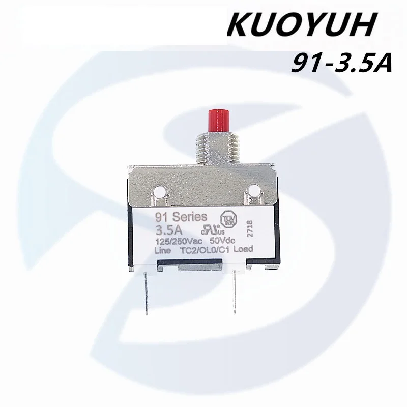 

Circuit Breakers KUOYUH 91 Series 3.5A Small Current Protector Overcurrent Switch Motor Meter Protection