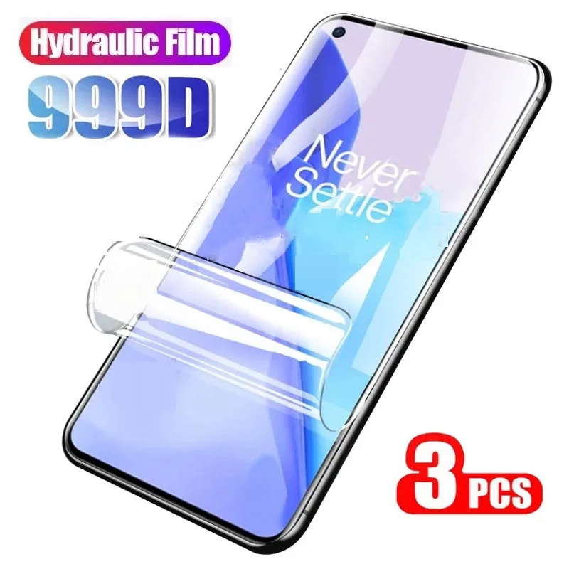 

3PCS Full Cover Hydrogel Film For Oneplus 7 8 9 7T Pro 8T 9R 9E 6 6T 5 Screen Protector For Oneplus Nord N10 N100 N200 CE 2 Film