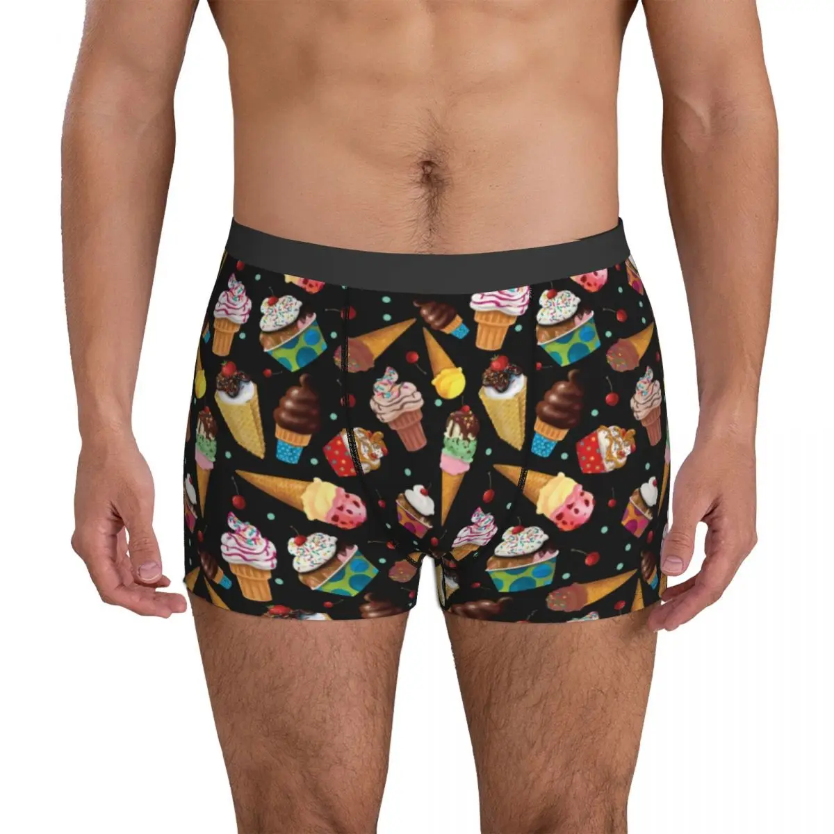 Funny Ice Cream Underwear Whimsical Print Man Boxer Brief Plain Boxer Shorts High Quality Customs Oversize Panties
Funny Ice Cream Underwear Whimsical Print Man Boxer Brief Plain Boxer Shorts High Quality Customs Oversize Panties