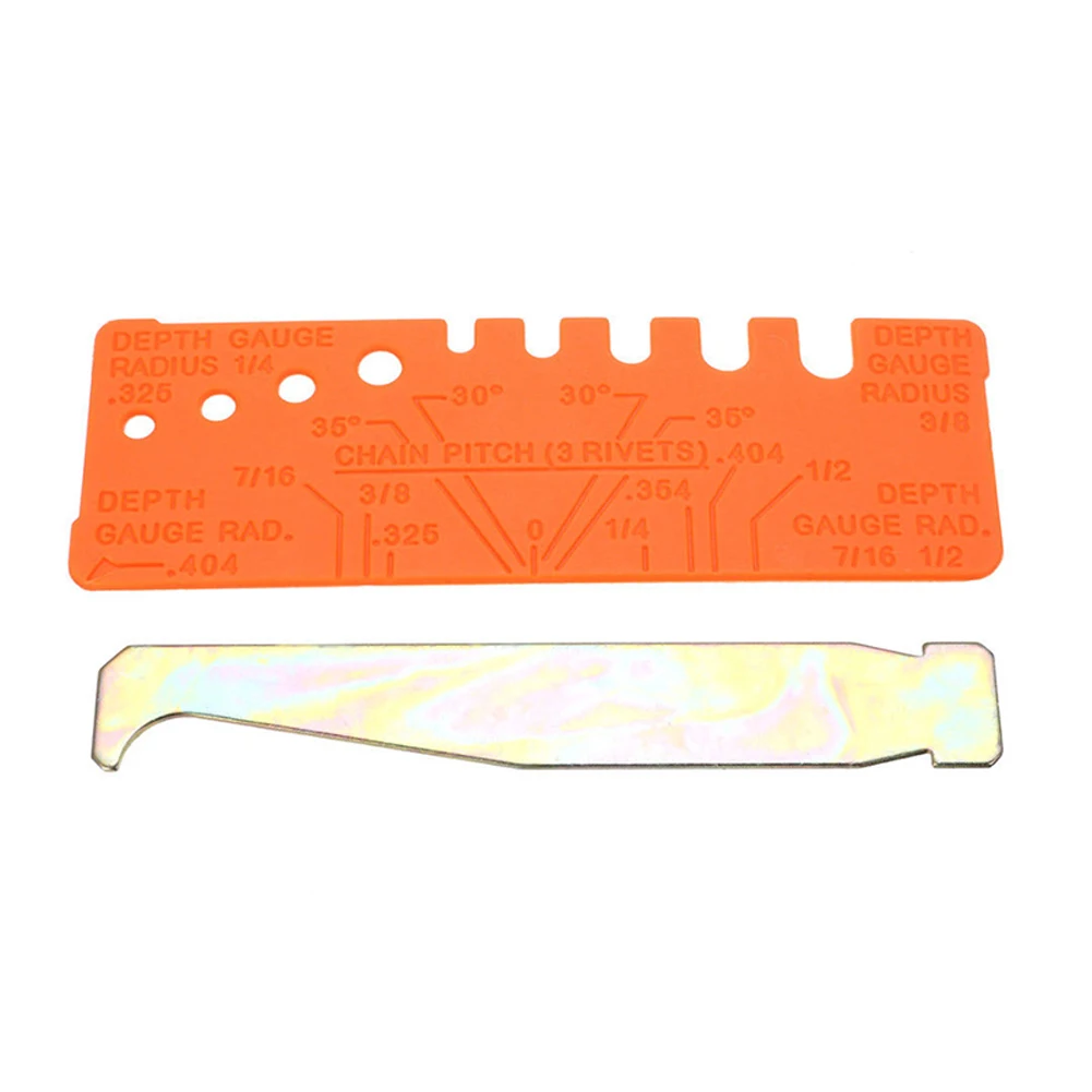2Pcs General Chainsaw Chain Tool Bar Groove Cleaner & Quick-Check Gauge 30°and 35°filing Angle Checks Chainsaw Chain Tool
2Pcs General Chainsaw Chain Tool Bar Groove Cleaner & Quick-Check Gauge 30°and 35°filing Angle Checks Chainsaw Chain Tool