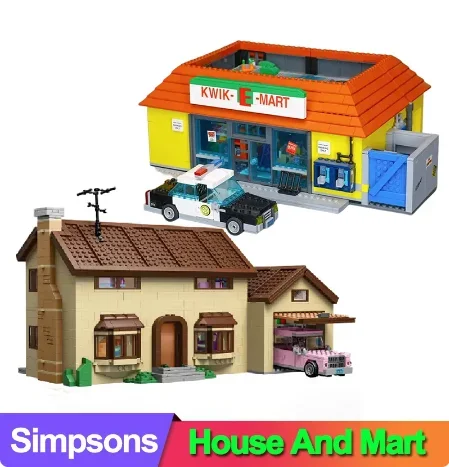 IN STOCK The Simp House Building Blocks Compatible 71006 71016 Bricks 16004 Simpsons Action Model bricks Kid Birthday Toy Gifts
IN STOCK The Simp House Building Blocks Compatible 71006 71016 Bricks 16004 Simpsons Action Model bricks Kid Birthday Toy Gifts