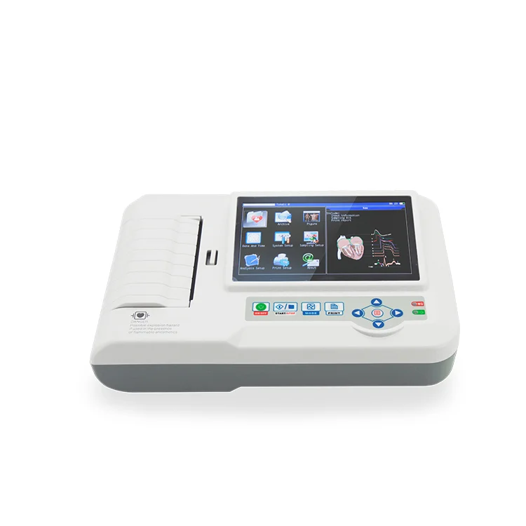 Wholesale Portable Digital 3/6 channel PC Software EKG ECG Machine with Touching Screen
Wholesale Portable Digital 3/6 channel PC Software EKG ECG Machine with Touching Screen