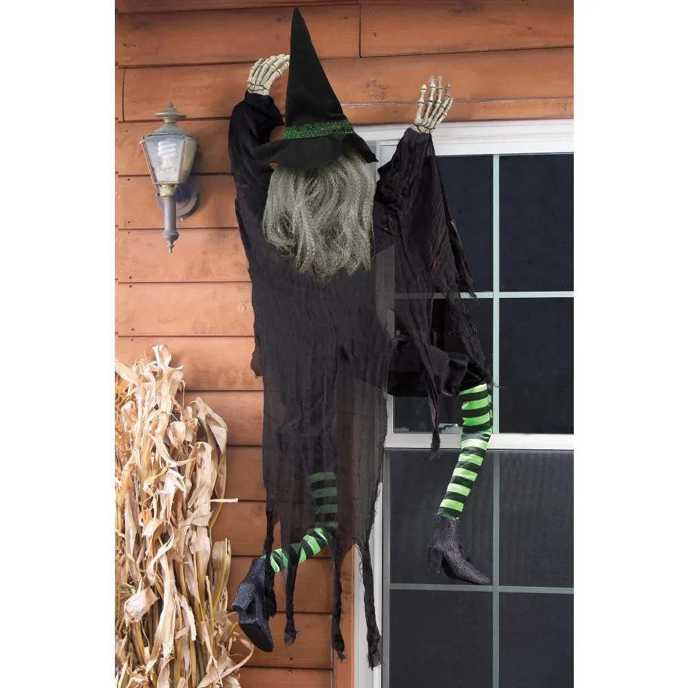 Halloween Climbing Witch 5ft Decoration Prop, Green Black, halloween decorations for home
Halloween Climbing Witch 5ft Decoration Prop, Green Black, halloween decorations for home