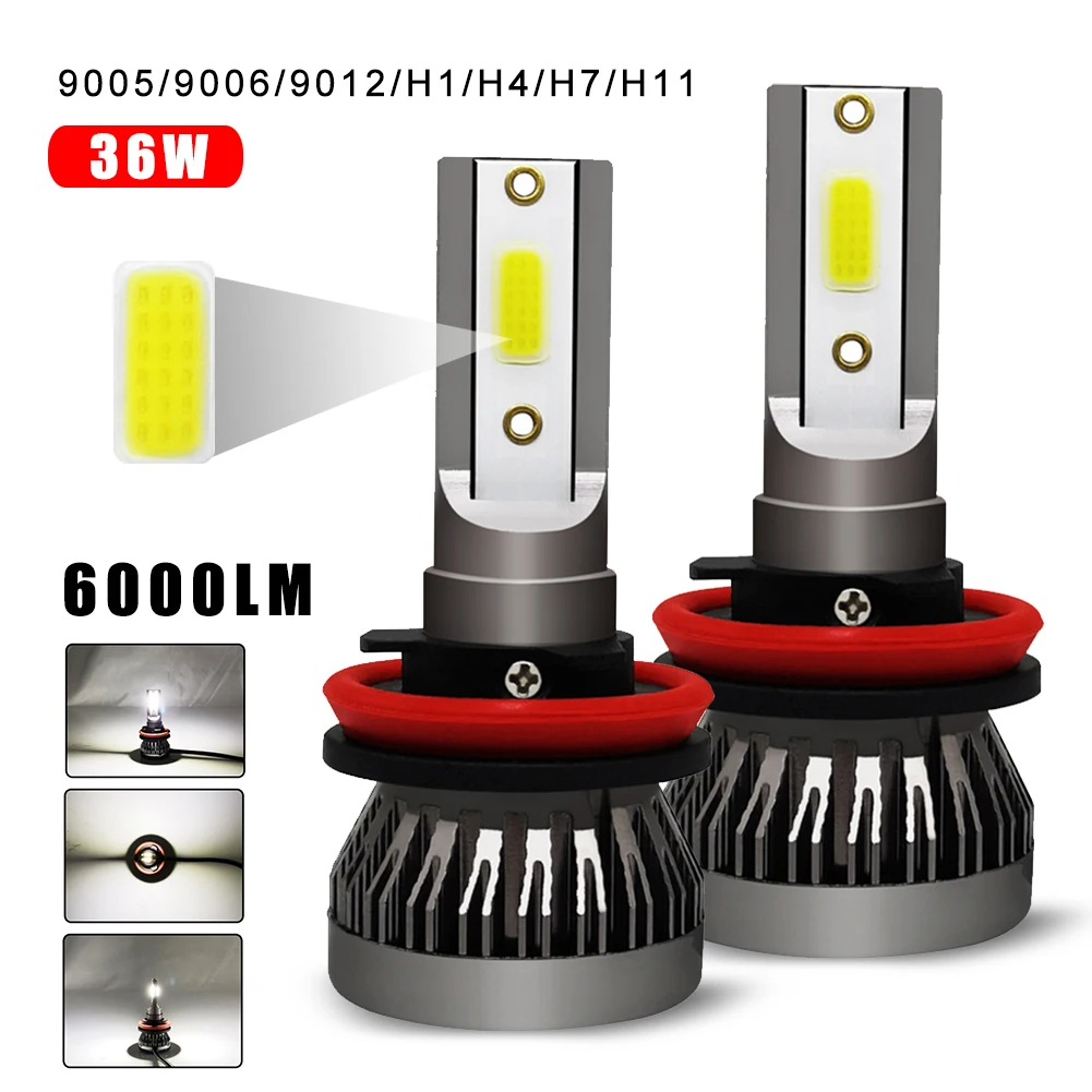 High Brightness Car LED Headlight 9005/9006/9012/H1/H4/H7/H11 Automotive Auto White Lamp Car Accessories For Road Driving
High Brightness Car LED Headlight 9005/9006/9012/H1/H4/H7/H11 Automotive Auto White Lamp Car Accessories For Road Driving