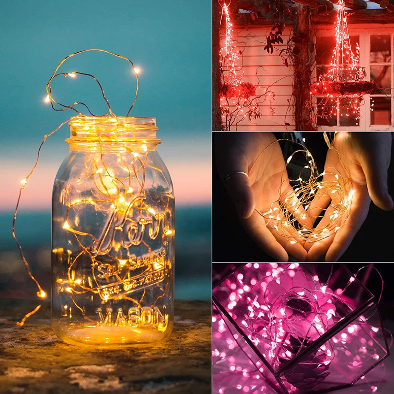 LED String Light Garland Cooper Wire Battery Fairy Light Garland for Home Christmas Halloween Wedding Party Decoration
LED String Light Garland Cooper Wire Battery Fairy Light Garland for Home Christmas Halloween Wedding Party Decoration