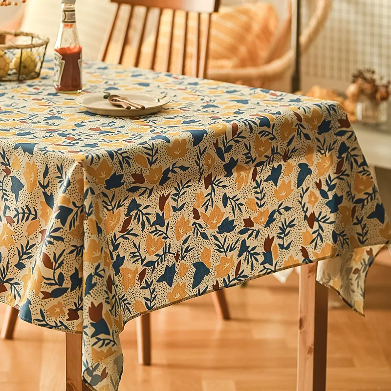 Vintage Pastoral Style Tablecloth Cotton Linen Fabric Pu Waterproof Oil-Proof Disposable Dining Table Cushion Tablecloth Table
Vintage Pastoral Style Tablecloth Cotton Linen Fabric Pu Waterproof Oil-Proof Disposable Dining Table Cushion Tablecloth Table