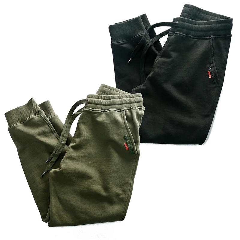 Autumn and Winter Thickened Sweatpants Men's Pure Cotton Washed Elastic Waist Straight Tube Loose Heavyweight Terry Casual Pants
Autumn and Winter Thickened Sweatpants Men's Pure Cotton Washed Elastic Waist Straight Tube Loose Heavyweight Terry Casual Pants