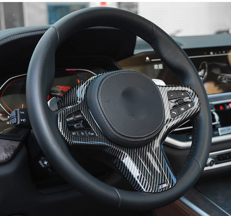 Suitable for BMW's full range 2018-2022 3 series 5 series X3 X4 X5 X6 X7 sports steering wheel modified decorative stickers
Suitable for BMW's full range 2018-2022 3 series 5 series X3 X4 X5 X6 X7 sports steering wheel modified decorative stickers