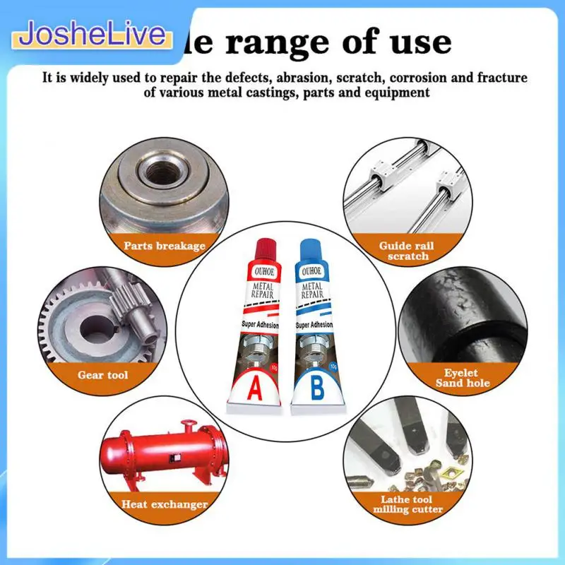 Strong AB Caster Glue Casting Adhesive Industrial Repair Agent Casting Metal Cast Iron Trachoma Stomatal Crackle Repair Tools
Strong AB Caster Glue Casting Adhesive Industrial Repair Agent Casting Metal Cast Iron Trachoma Stomatal Crackle Repair Tools