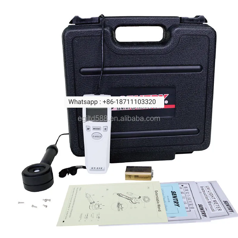 SENTRY ST-512 UVC UltraViolet Meters Measure Ultraviolet Light Radiation UV Lux Meter
SENTRY ST-512 UVC UltraViolet Meters Measure Ultraviolet Light Radiation UV Lux Meter