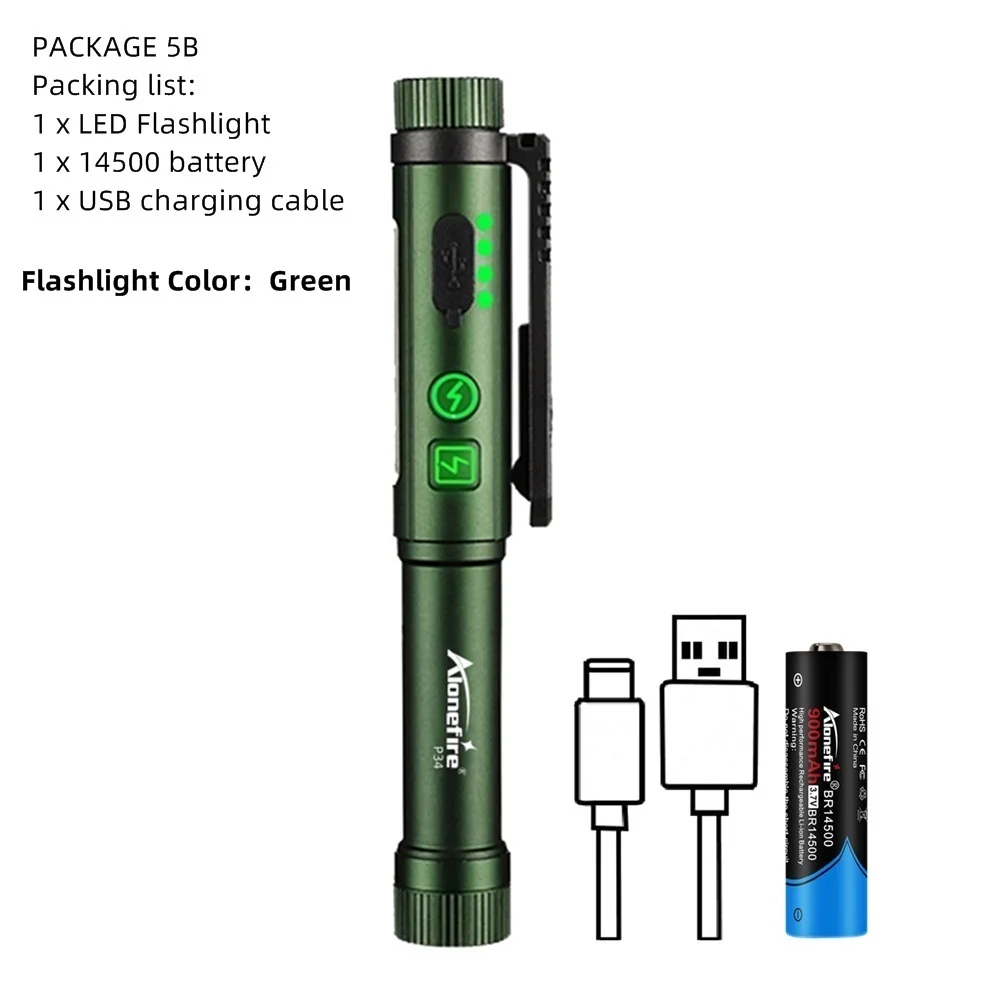 AloneFire P34 фонарик черный/зеленый алюминий 5 Вт
AloneFire P34 фонарик черный/зеленый алюминий 5 Вт