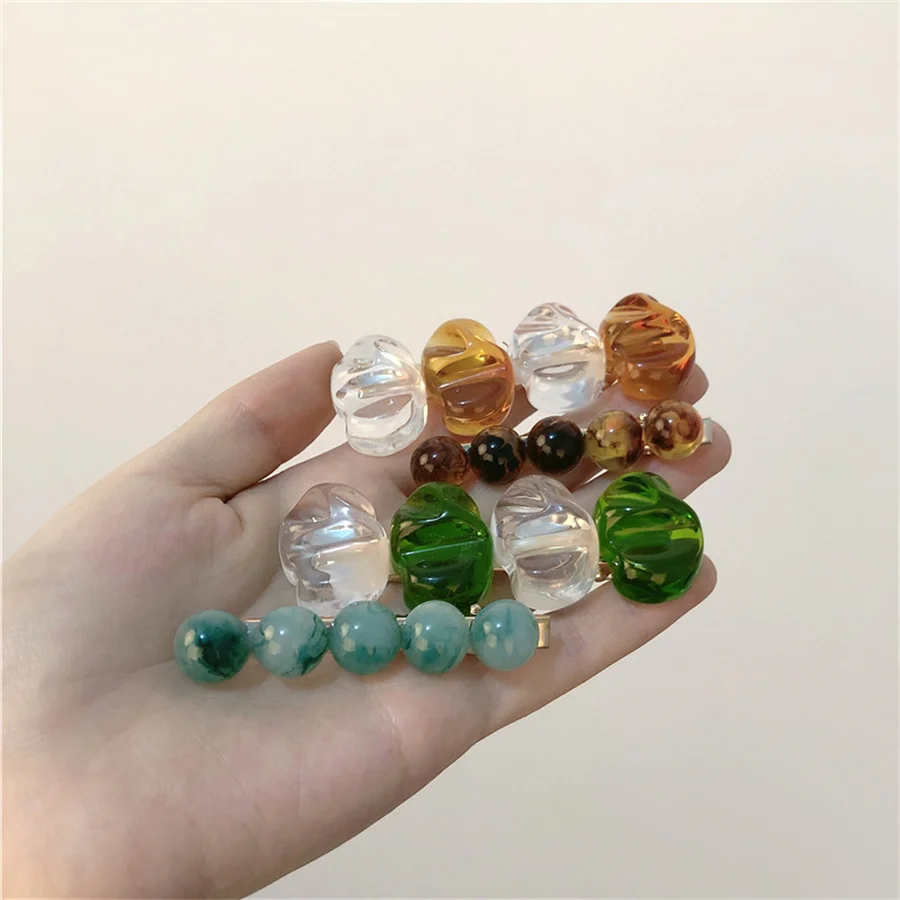 Retro Acrylic Crystal Hairpin Duckbill Clip For Women Net Red Girls Barrettes Korean Delicate Hair Accessorie Headdress Top Clip
Retro Acrylic Crystal Hairpin Duckbill Clip For Women Net Red Girls Barrettes Korean Delicate Hair Accessorie Headdress Top Clip