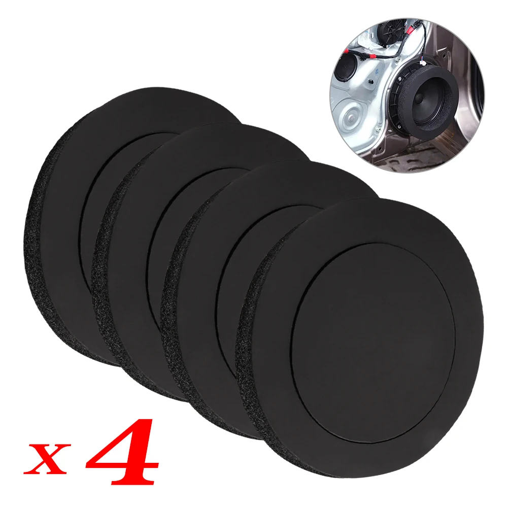 4x 6.5" Car Speaker Ring Sound Insulation Cotton Auto Audio Enhancer System Soundproof Bass Door Trim Self Adhesive Accessories
4x 6.5" Car Speaker Ring Sound Insulation Cotton Auto Audio Enhancer System Soundproof Bass Door Trim Self Adhesive Accessories