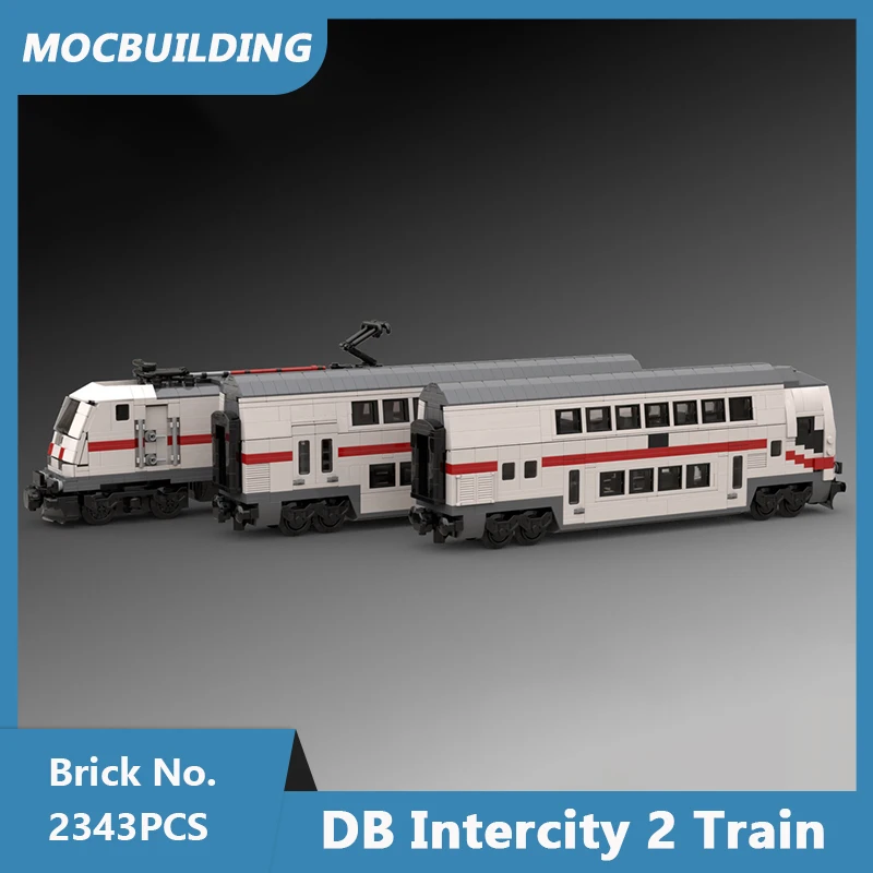 MOC Building Blocks DB Intercity 2 Train Model DIY Assembled Bricks Transportation Educational Creative Toys Gifts 2343PCS
MOC Building Blocks DB Intercity 2 Train Model DIY Assembled Bricks Transportation Educational Creative Toys Gifts 2343PCS