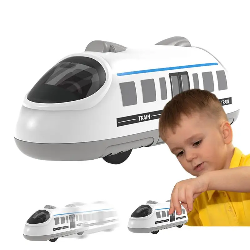 

Push And Go Train Toddler Toy High Speed Railway Mini Race Car Toys Mini Desk Crawling Car Toys Friction Powered Halloween Car