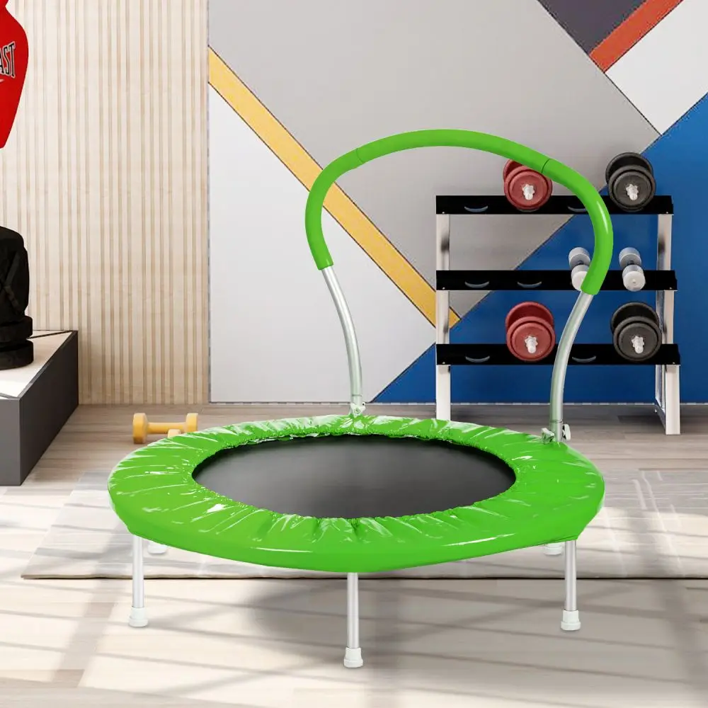 36" Foldable Mini Bouncer - Suitable for Indoor and Outdoor Use - for Two Kids with Safe Padded Cover Green Blue
36" Foldable Mini Bouncer - Suitable for Indoor and Outdoor Use - for Two Kids with Safe Padded Cover Green Blue