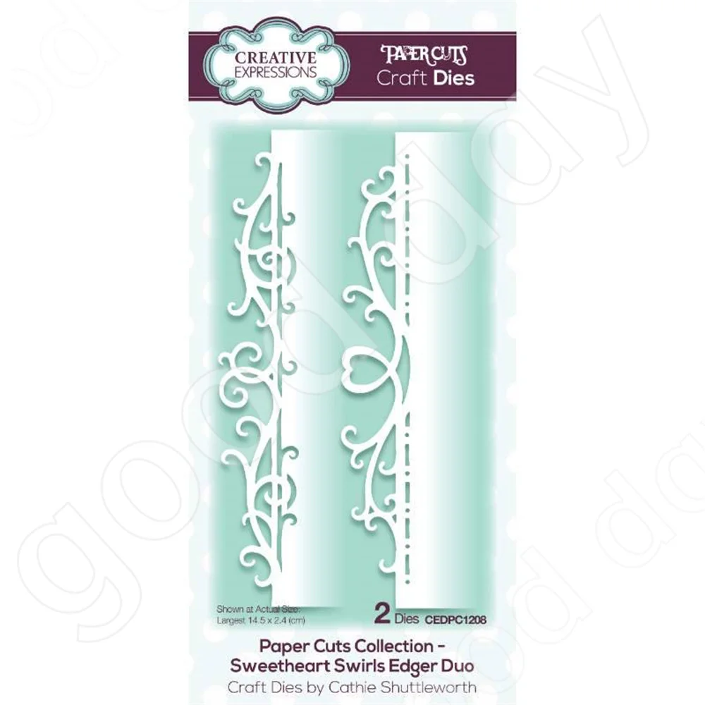 2022 Arrival New Sweetheart Swirls Edger Duo Craft Dies Scrapbook Used for Diary Decoration Template Diy Greeting Card Handmade 
2022 Arrival New Sweetheart Swirls Edger Duo Craft Dies Scrapbook Used for Diary Decoration Template Diy Greeting Card Handmade