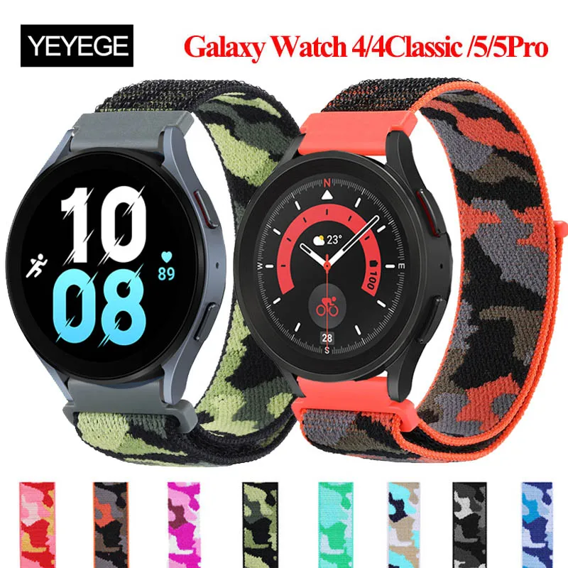 Ремешок Камуфляжный нейлоновый для Samsung Galaxy Watch 4 Classic 42 мм 46 мм, браслет для Samsung Watch 5Pro 45 мм/4 5 40 мм 44 мм
Ремешок Камуфляжный нейлоновый для Samsung Galaxy Watch 4 Classic 42 мм 46 мм, браслет для Samsung Watch 5Pro 45 мм/4 5 40 мм 44 мм