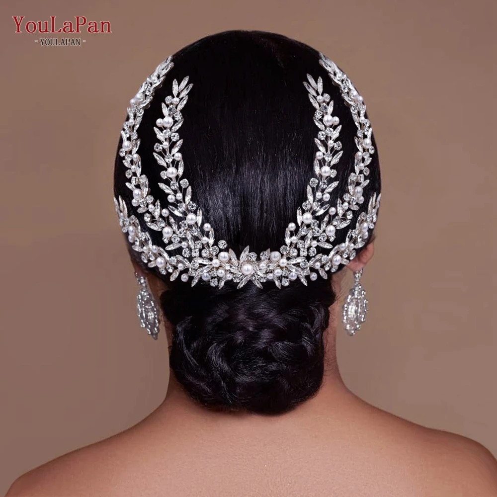 YouLaPan Rhinestone Pearl Headpiece with Comb Bridal Headwear Wedding Hair Accessories Jewelry Woman Headdress Bride Tiara HP530
YouLaPan Rhinestone Pearl Headpiece with Comb Bridal Headwear Wedding Hair Accessories Jewelry Woman Headdress Bride Tiara HP530