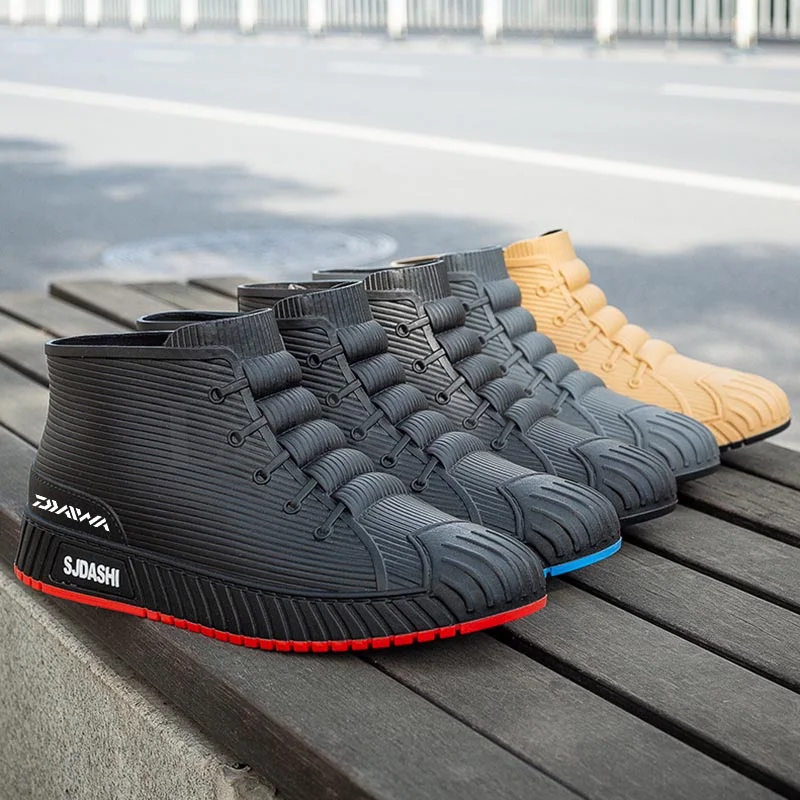 Daiwa Summer Men's Anti-Slip Breathable Kitchen Shoes Outdoor Waterproof Oil Proof Hiking Wear-Resistant Fishing Rain Shoes
Daiwa Summer Men's Anti-Slip Breathable Kitchen Shoes Outdoor Waterproof Oil Proof Hiking Wear-Resistant Fishing Rain Shoes