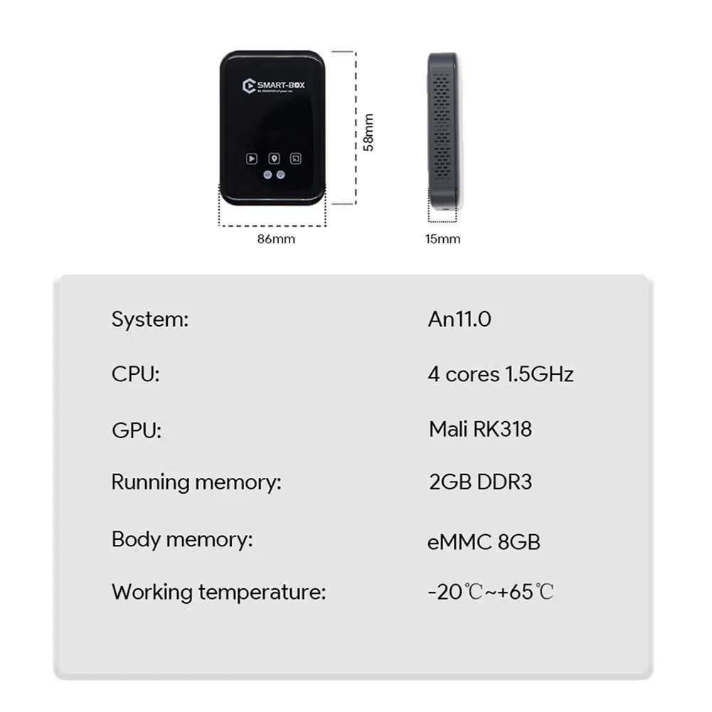 2022 Wireless Carplay 8 Core Handheld AI Box SIM TF Card CarPlay (11.0) Adapter Wired CarPlay To Wireless Android Auto Video Box
2022 Wireless Carplay 8 Core Handheld AI Box SIM TF Card CarPlay (11.0) Adapter Wired CarPlay To Wireless Android Auto Video Box