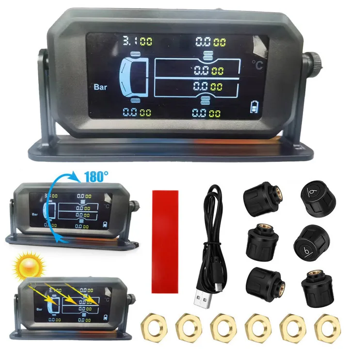 1x TPMS ЖК-приемник давления в шинах на солнечной батарее, внешние датчики, беспроводная система мониторинга для 6 шин, голосовые оповещения, ми...
1x TPMS ЖК-приемник давления в шинах на солнечной батарее, внешние датчики, беспроводная система мониторинга для 6 шин, голосовые оповещения, ми...