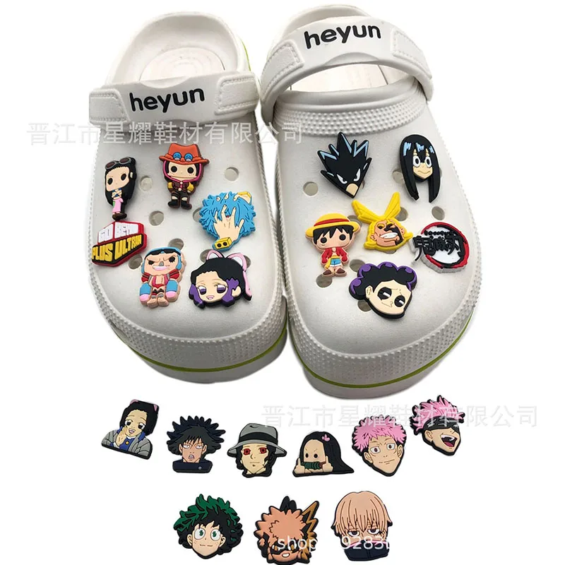 New cartoon Ghost Kill Knife PVC fine shoe buckle Beach slippers Crocs handmade custom charm Gift for boys girls
New cartoon Ghost Kill Knife PVC fine shoe buckle Beach slippers Crocs handmade custom charm Gift for boys girls