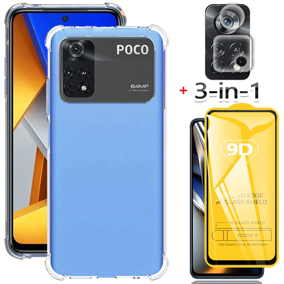 3-in-1, tempered glass+case for poco x 4 pro shockproof silicone phone cases poco m4 pro xiaomi poco x4 gt cover poco x4 pro 5g
3-in-1, tempered glass+case for poco x 4 pro shockproof silicone phone cases poco m4 pro xiaomi poco x4 gt cover poco x4 pro 5g