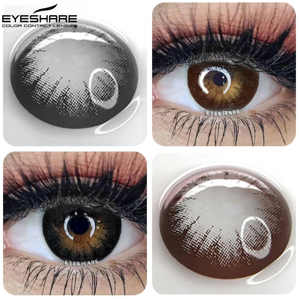 EYESHARE Color Contact Lenses for Eyes Beauty Eye Colored Lenses Black Chocolate Color Lenses Natural Contact Lens Beauty Makeup
EYESHARE Color Contact Lenses for Eyes Beauty Eye Colored Lenses Black Chocolate Color Lenses Natural Contact Lens Beauty Makeup