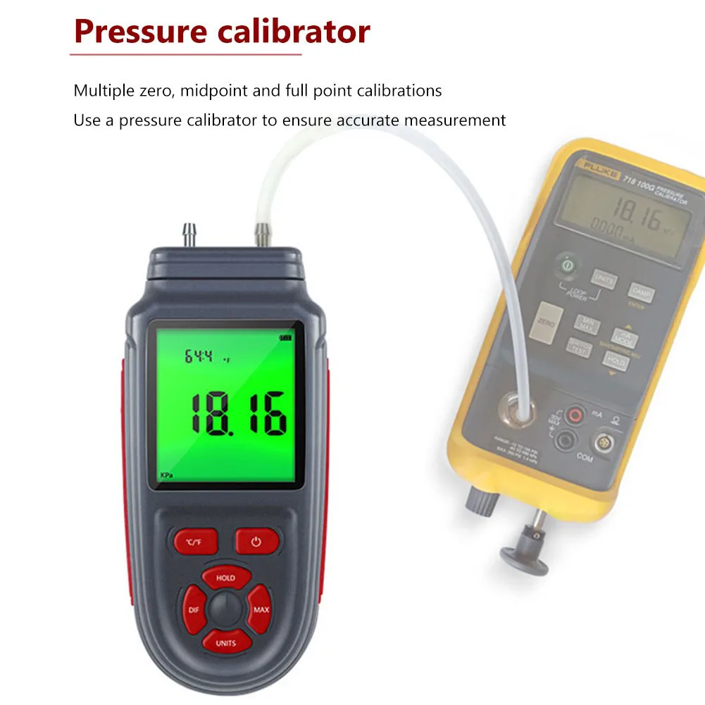 Handheld Digital Air Pressure Meter 12Unit Dual Port Differential Micro-Manometer Pipeline LCD Backlit Natural Gas Analyzer Tool
Handheld Digital Air Pressure Meter 12Unit Dual Port Differential Micro-Manometer Pipeline LCD Backlit Natural Gas Analyzer Tool