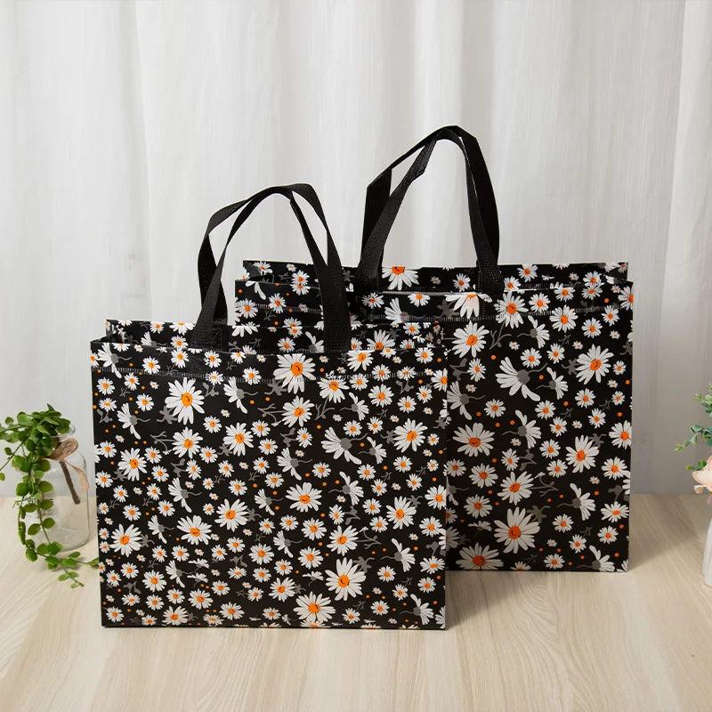 New small Daisy Print Women Handbag Eco Shopping Bag Foldable Reusable Tote Folding Pouch Travel Non-woven Bathroom Storage Bag
New small Daisy Print Women Handbag Eco Shopping Bag Foldable Reusable Tote Folding Pouch Travel Non-woven Bathroom Storage Bag