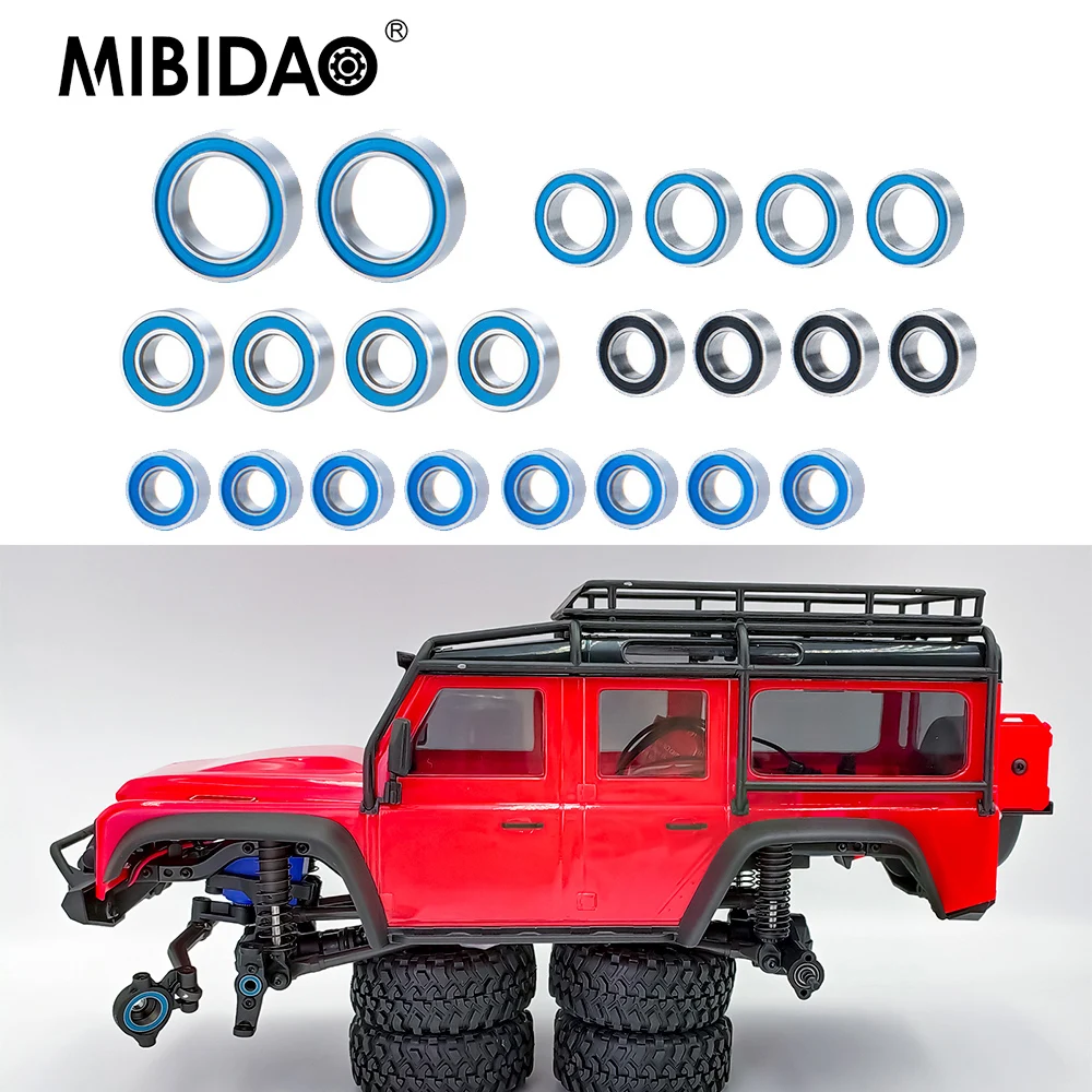 MIBIDAO 22Pcs Axle Wheels Steel Sealed Bearing Kit for TRX-4M Bronco Defender 1/18 RC Crawler Car Truck Model Upgrade Parts
MIBIDAO 22Pcs Axle Wheels Steel Sealed Bearing Kit for TRX-4M Bronco Defender 1/18 RC Crawler Car Truck Model Upgrade Parts