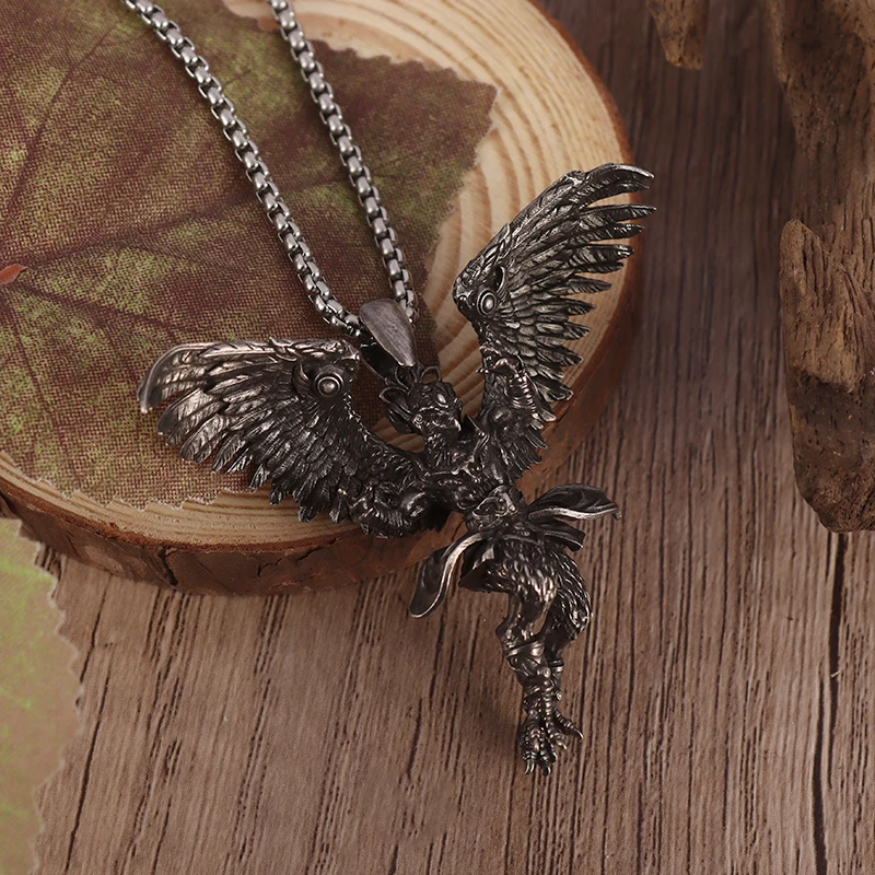 Retro Eagle Beak Devil Devil Pendant Necklace for Men and Women Unique Personality Street Rock Party Jewelry Necklace Gift 
Retro Eagle Beak Devil Devil Pendant Necklace for Men and Women Unique Personality Street Rock Party Jewelry Necklace Gift