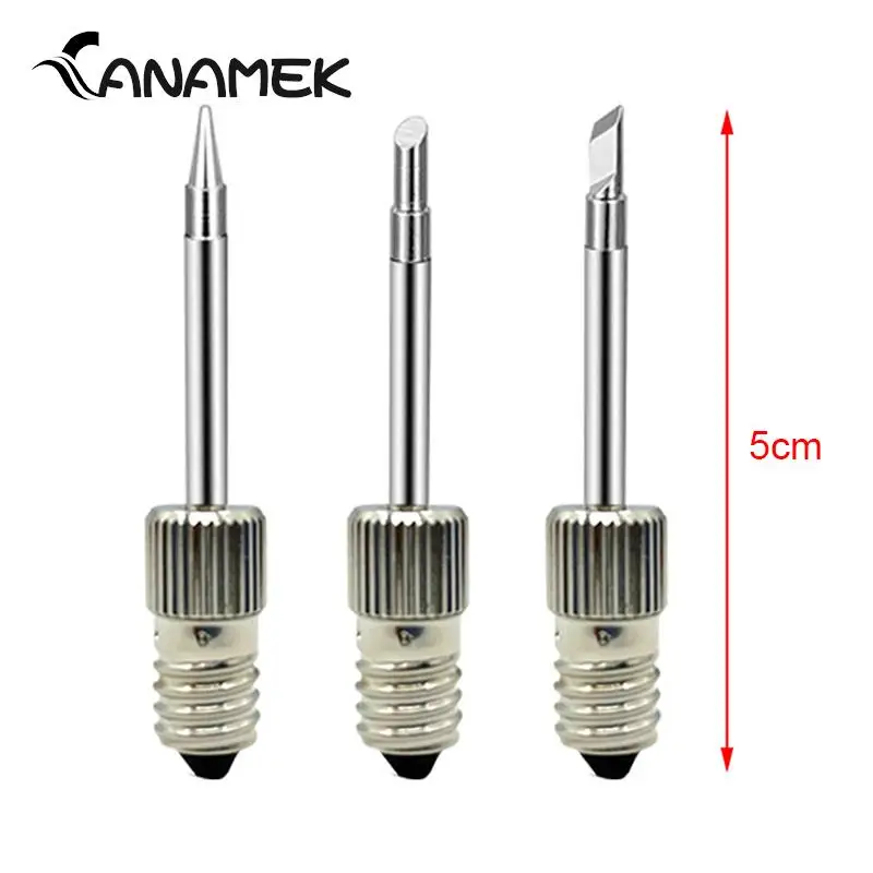 1PCS Fits For E10 Interface Soldering Iron Welding Soldering Tips USB Soldering Iron Head Replacements Threaded Soldering Tip
1PCS Fits For E10 Interface Soldering Iron Welding Soldering Tips USB Soldering Iron Head Replacements Threaded Soldering Tip