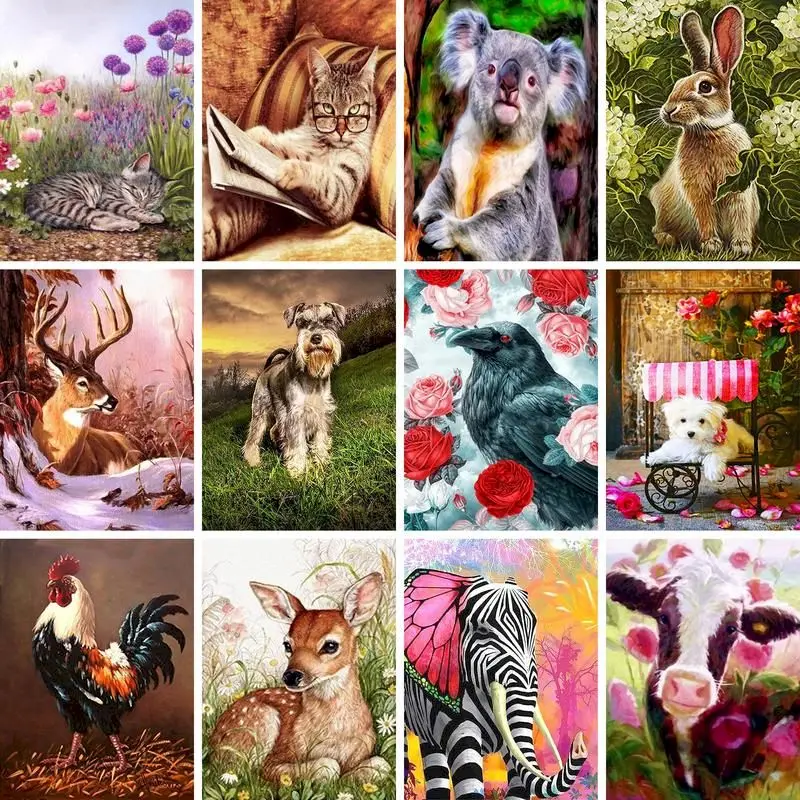 JIEME 5D Diy Diamond Painting Cats Deer Diamond Embroidery Rhinestone Mosaic Animals Handmade Gift Wall Decor
JIEME 5D Diy Diamond Painting Cats Deer Diamond Embroidery Rhinestone Mosaic Animals Handmade Gift Wall Decor
