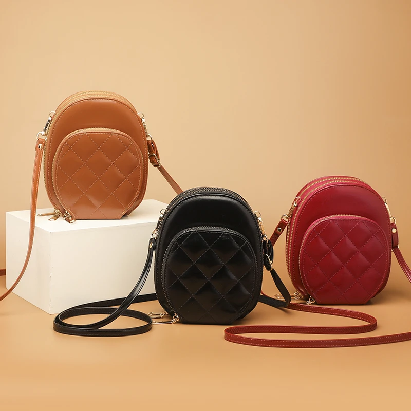 3 Layers Fashion Quilting Mobile Phone Pouch for Small leather Purse Shoulder Crossbody Bags Universal Mobile Phone Coin Purse
3 Layers Fashion Quilting Mobile Phone Pouch for Small leather Purse Shoulder Crossbody Bags Universal Mobile Phone Coin Purse