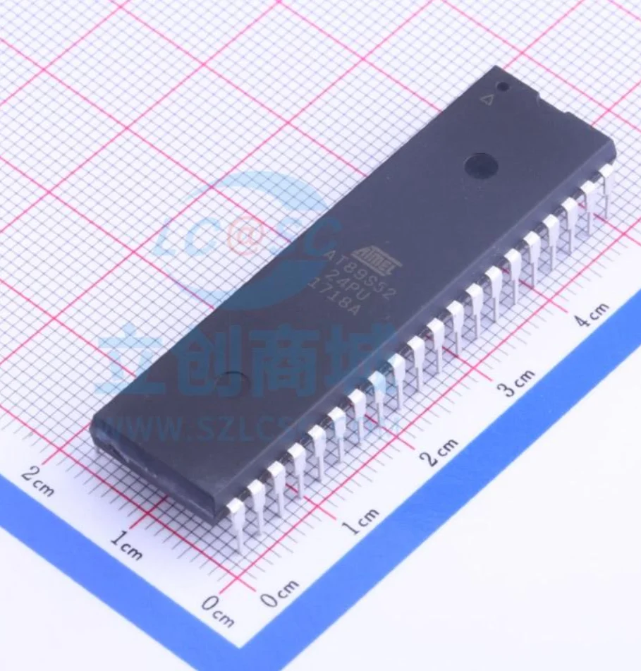 100% New Original AT89S52-24PU Package DIP-40 New Original Genuine Microcontroller IC Chip
100% New Original AT89S52-24PU Package DIP-40 New Original Genuine Microcontroller IC Chip