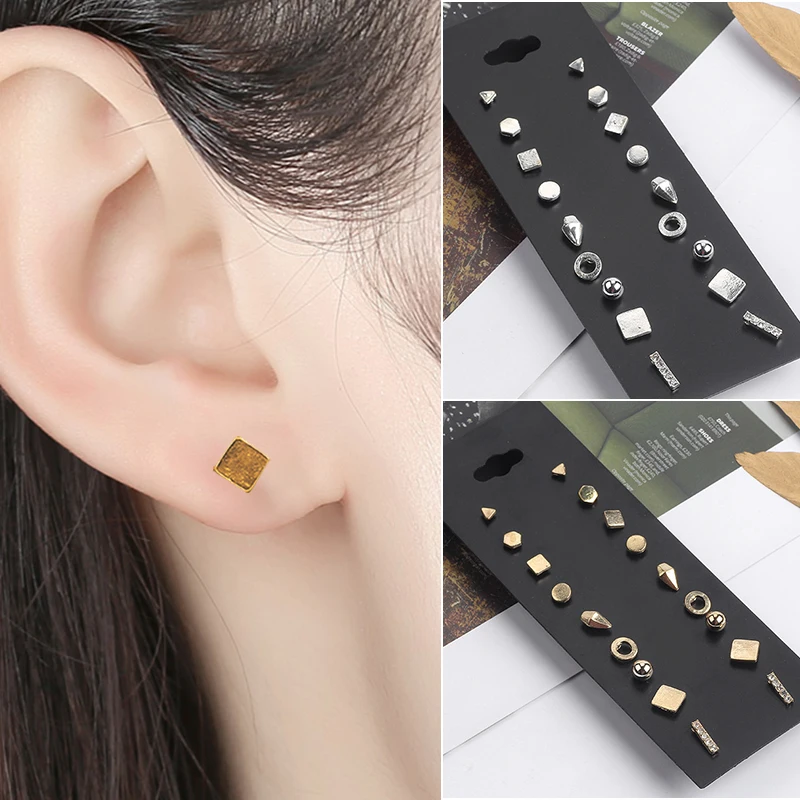 9 Pairs Stud Earrings Simple Geometric Design Earrings Do Not Repeat in a Week Stud Earrings 9 Pairs MAZI888
9 Pairs Stud Earrings Simple Geometric Design Earrings Do Not Repeat in a Week Stud Earrings 9 Pairs MAZI888