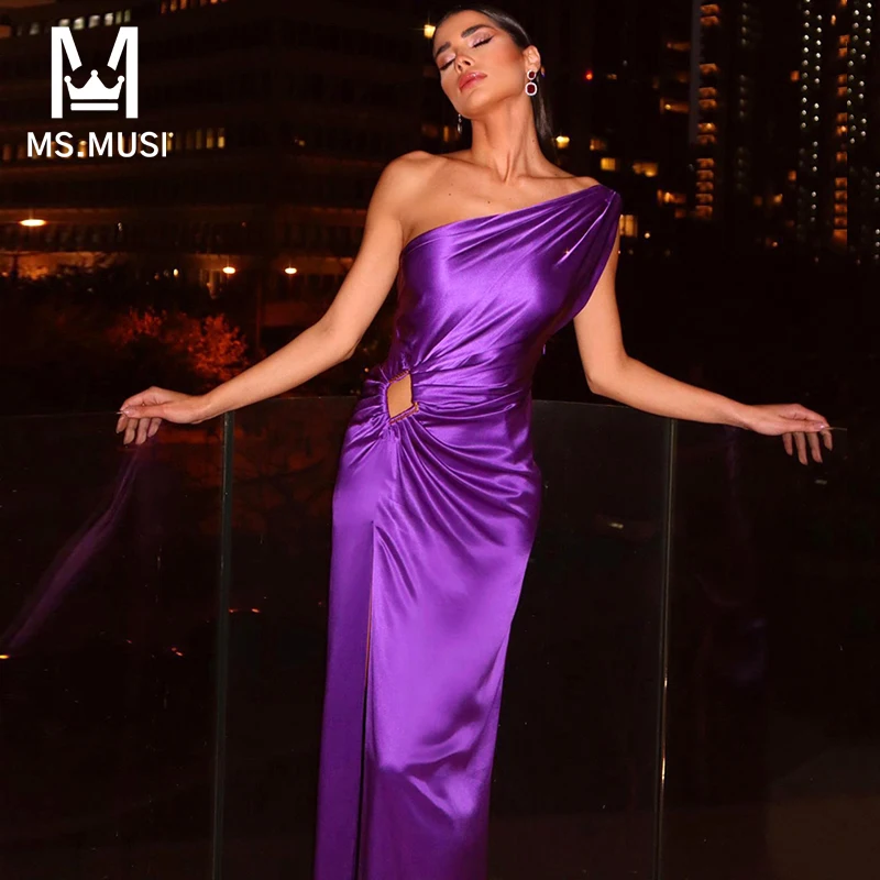 MSMUSI 2022 New Fashion Women Sexy One Shoulder Draped High Slit One Sleeve Hollow Out Bodycon Party Club Event Maxi Dress Gown
MSMUSI 2022 New Fashion Women Sexy One Shoulder Draped High Slit One Sleeve Hollow Out Bodycon Party Club Event Maxi Dress Gown