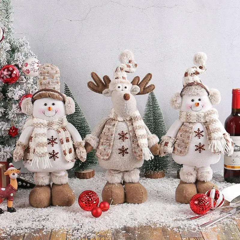 Christmas Telescopic Doll Cute Elk Doll Santa Claus Snowman High Hat Doll Decor Party Window Decoration Gift Christmas Supplies
Christmas Telescopic Doll Cute Elk Doll Santa Claus Snowman High Hat Doll Decor Party Window Decoration Gift Christmas Supplies