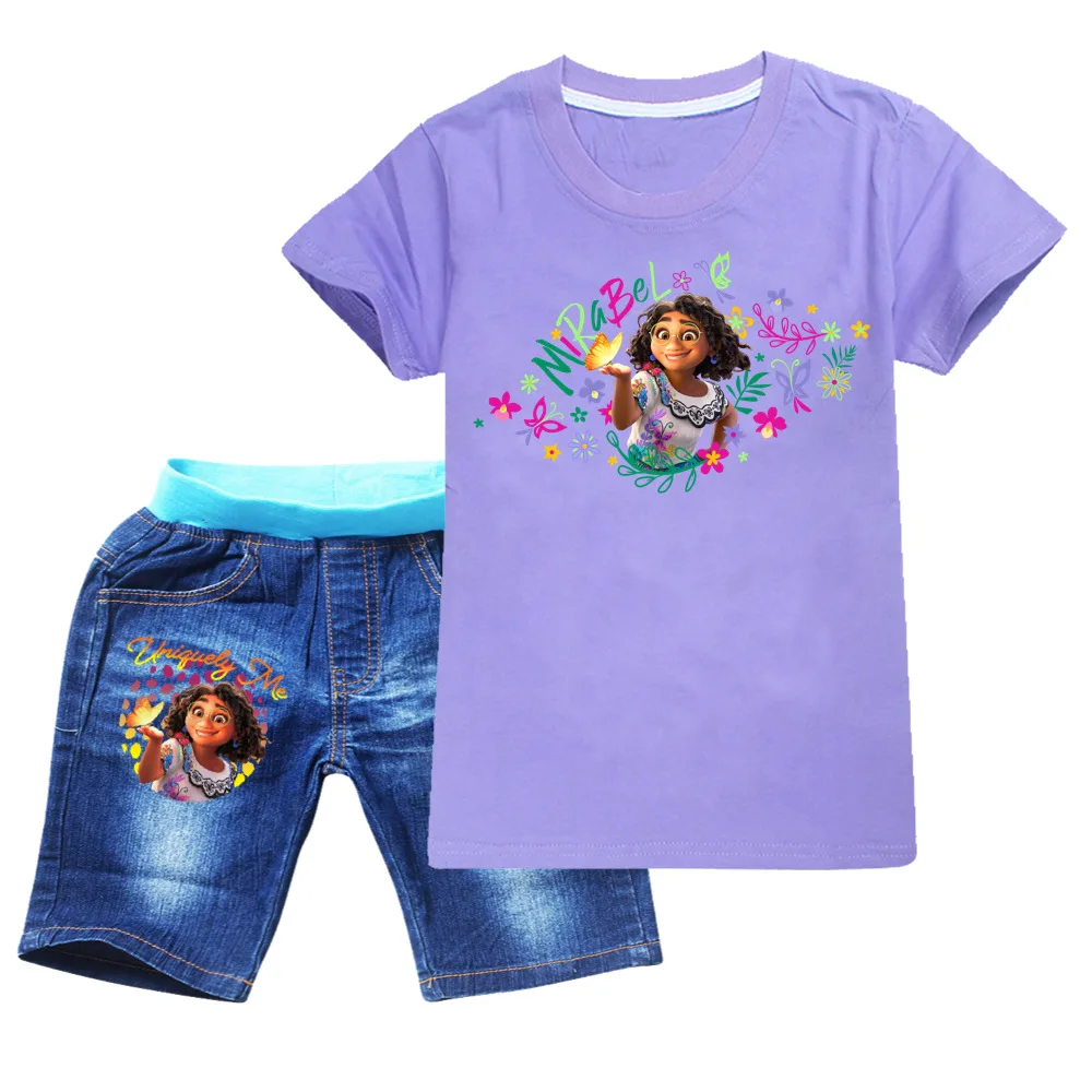 2022 New Disney Encanto Toddler Girls Summer T-Shirt + Washed Jeans Teen Sports Boys Clothes 2-16 Two Pieces
2022 New Disney Encanto Toddler Girls Summer T-Shirt + Washed Jeans Teen Sports Boys Clothes 2-16 Two Pieces