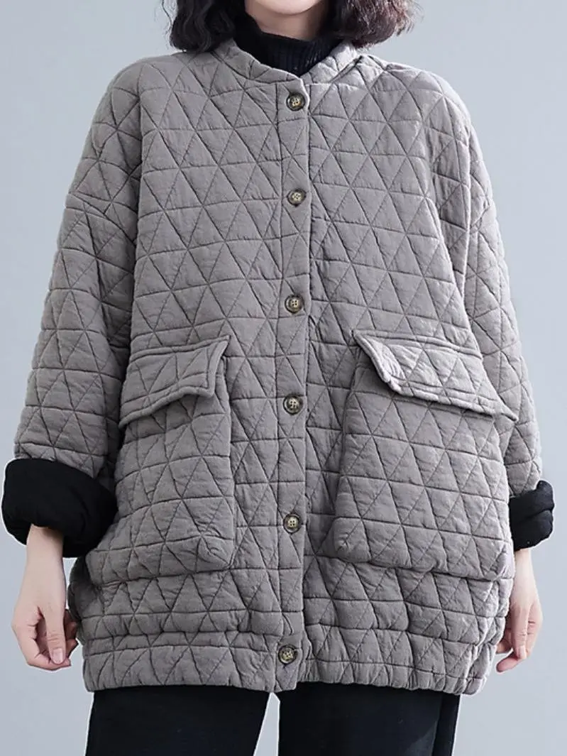 2022 осенне-зимняя стеганая куртка, свободное универсальное пальто с хлопковой подкладкой, теплое Женское пальто, модная уличная одежда, одно...
2022 осенне-зимняя стеганая куртка, свободное универсальное пальто с хлопковой подкладкой, теплое Женское пальто, модная уличная одежда, одно...