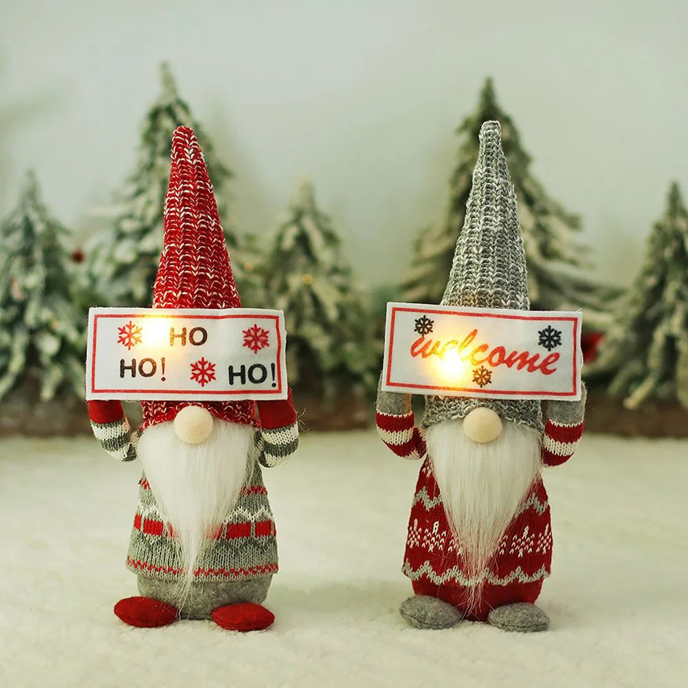 Christmas Decoration 2022 Gnomes Plush Santa Doll Hand Holding Light Sign Dwarf Elf Merry Christmas Gift Home Decor
Christmas Decoration 2022 Gnomes Plush Santa Doll Hand Holding Light Sign Dwarf Elf Merry Christmas Gift Home Decor