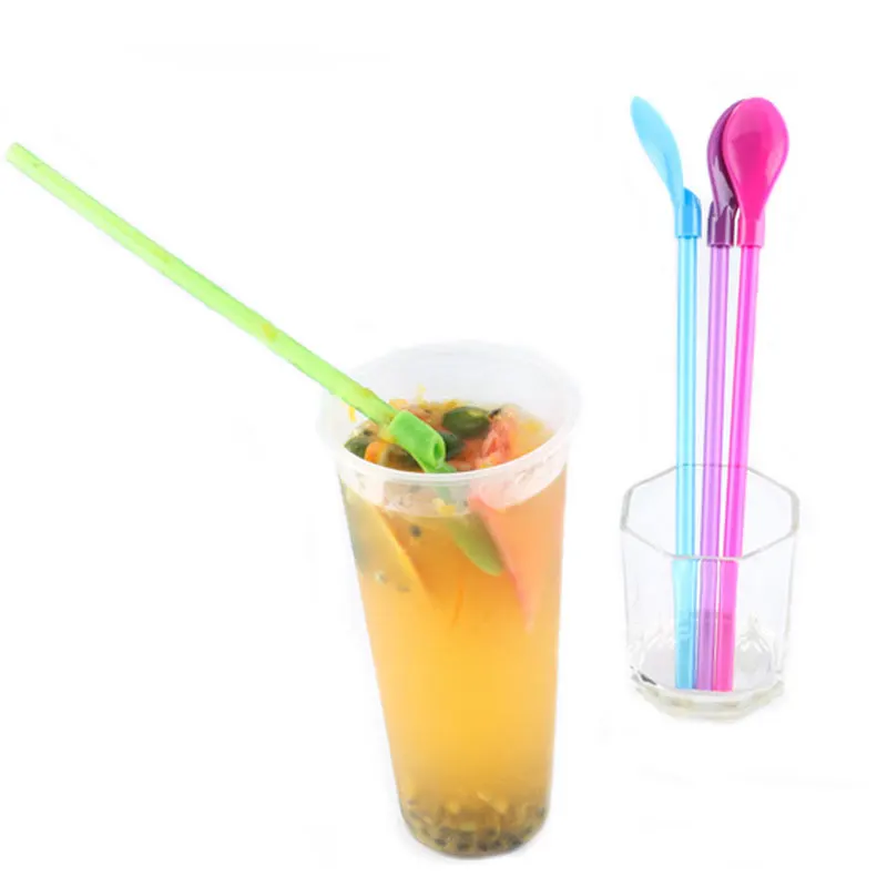 Creative Straw Spoon Dual-use Plastic Spoon Integrated Straw Spoon Utensils Colorful Straw Spoon Durable Kitchen Supplies
Creative Straw Spoon Dual-use Plastic Spoon Integrated Straw Spoon Utensils Colorful Straw Spoon Durable Kitchen Supplies