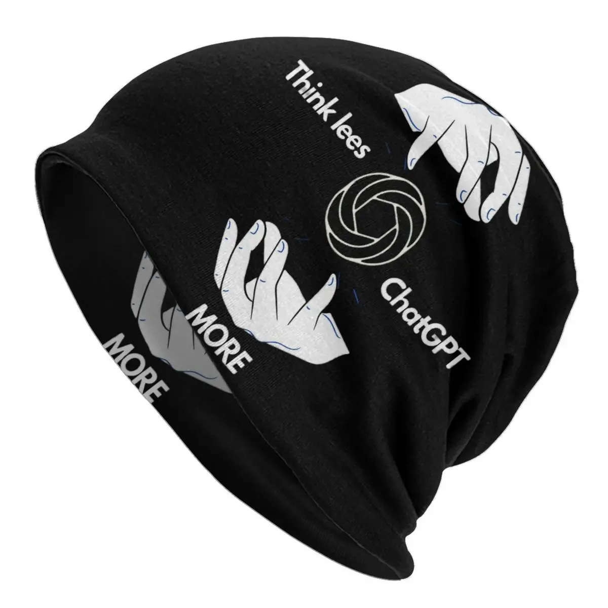 Bonnet Hats ChatGPT Men Women's Thin Hat Think Less ChatGPT Plus Classic Autumn Spring Warm Cap Design Skullies Beanies Caps 
Bonnet Hats ChatGPT Men Women's Thin Hat Think Less ChatGPT Plus Classic Autumn Spring Warm Cap Design Skullies Beanies Caps