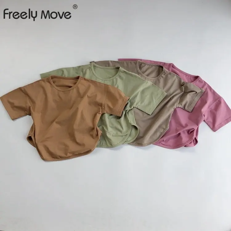 Children Tops Fashion Solid Short Sleeve Boys T Shirt Children T-shirt 2023 Summer Baby Girls T-shirt Children Clothes
Children Tops Fashion Solid Short Sleeve Boys T Shirt Children T-shirt 2023 Summer Baby Girls T-shirt Children Clothes