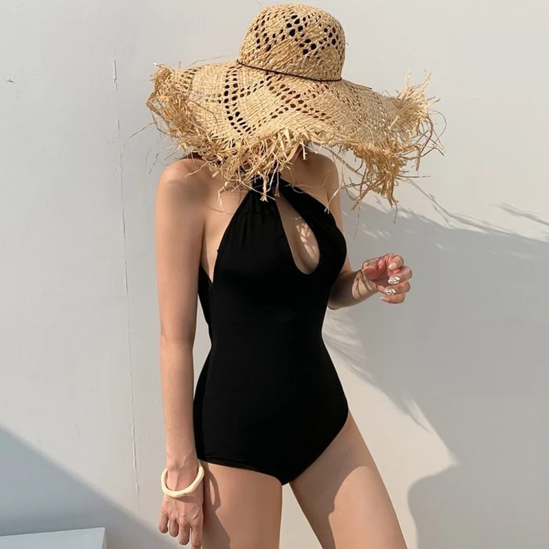 Sexy One-pieces Woman Swimwear Backless Black Bikini Swimsuit Ladies Summer Beach Vacation Bathing Suits
Sexy One-pieces Woman Swimwear Backless Black Bikini Swimsuit Ladies Summer Beach Vacation Bathing Suits