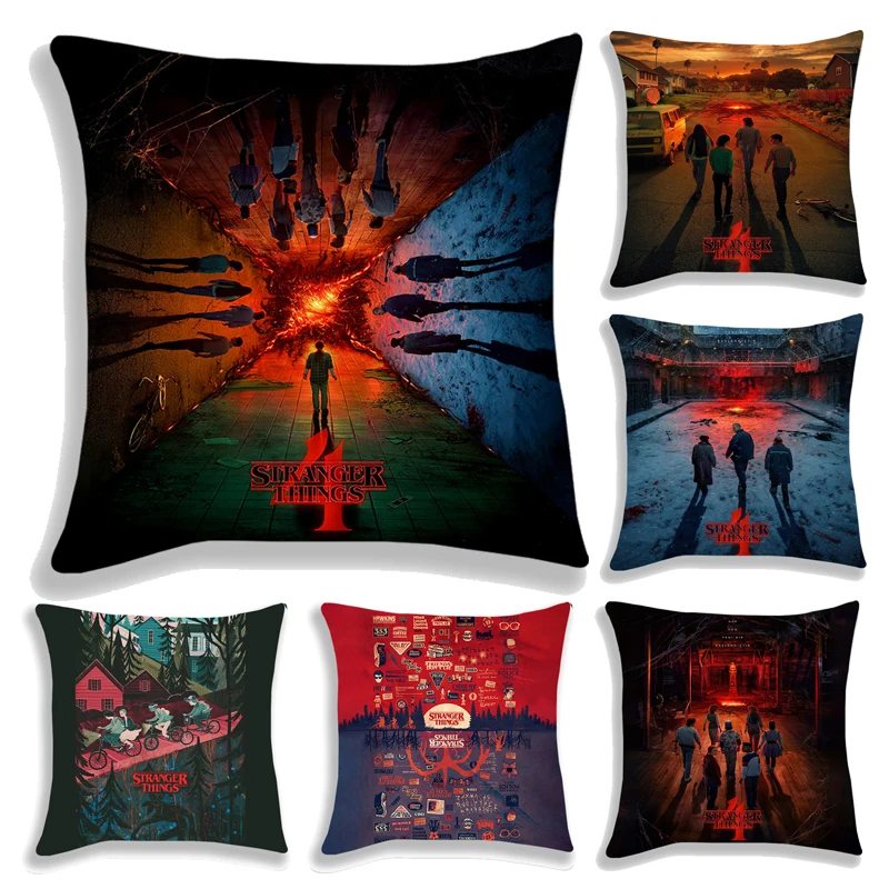 Stranger Things 4 Pillow Case Custom Square Pillow Cover for Sofa Home Decoration Zipper Interior Pillowcase Gift for Kids
Stranger Things 4 Pillow Case Custom Square Pillow Cover for Sofa Home Decoration Zipper Interior Pillowcase Gift for Kids