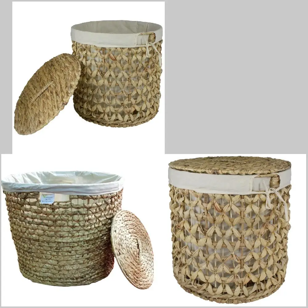 Cool Handmade Water Hyacinth Braided Basket - Perfect Home Decor, Storage or Gift Giving
Cool Handmade Water Hyacinth Braided Basket - Perfect Home Decor, Storage or Gift Giving